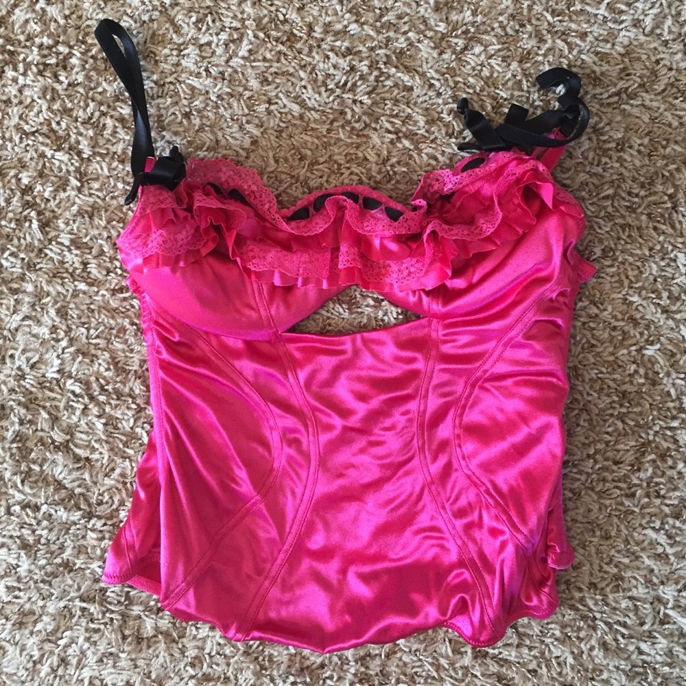 Pink VS corset